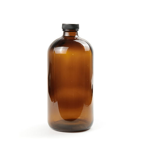 Bouteille en verre ambre 1L (1000 ml)