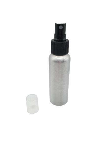 Bouteille aluminium 80ml vaporisateur noir