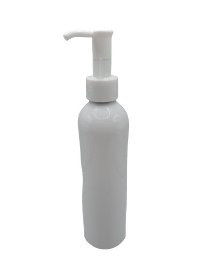 Bouteille cosmo blanc 240ml pompe blanche