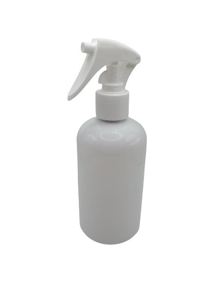 Bouteille blanche 240ml vaporisateur à gâchette blanche