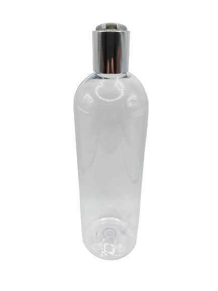 Bouteille cosmo transparent 500ml bec verseur gris et argent