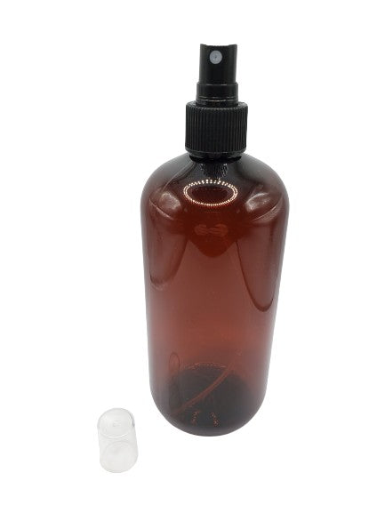 Bouteille ambre 500ml vaporisateur noir